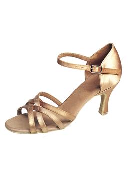 03323S Female «Latina» shoes, satin 7cm heel